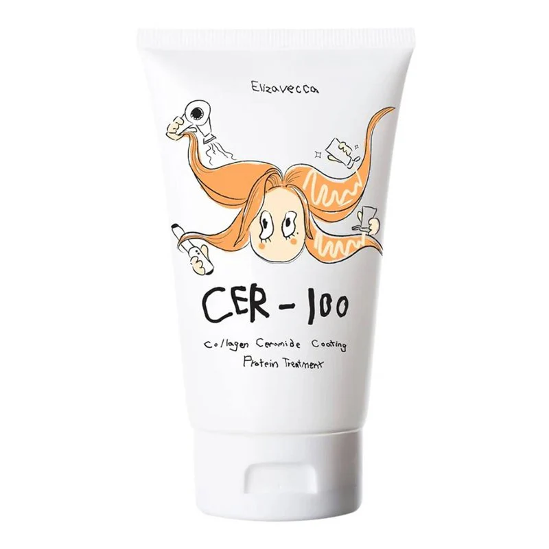 Elizavecca CER-100 Collagen Ceramide Coating Protein plaukų kaukė su keramidais ir kolagenu